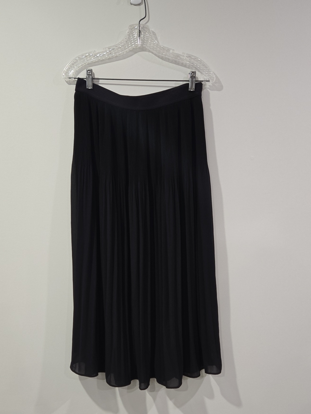 H&M Pleated Midi Skirt Classic Party Trendy Chiffon